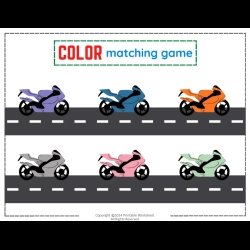 Color Matching Worksheet For Grade 4