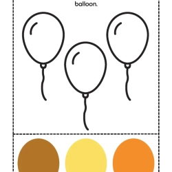 Cut And Paste Colors Printable Worksheet