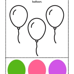 Cut And Paste Colors Worksheet