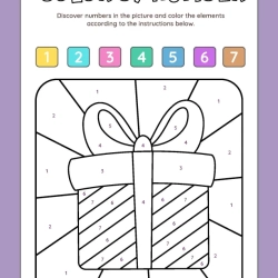 Color By Number 4th Grade Worksheet