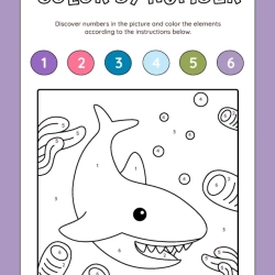 Color By Number Pdf Download Worksheet