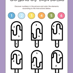 Color By Number Printable Download Worksheet