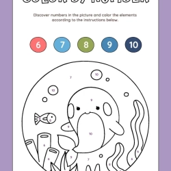Color By Number Worksheet