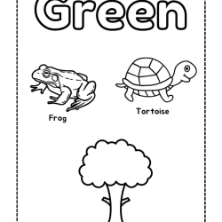 Color Word Coloring For Free Worksheet