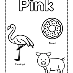 Color Word Coloring Pdf Free Worksheet