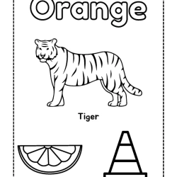 Color Word Coloring Worksheet