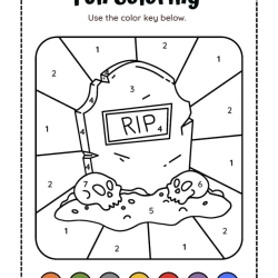 Coloring By Code For Free Worksheet