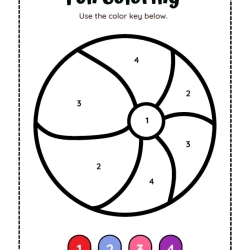 Coloring By Code To Print Worksheet