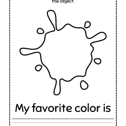 Write Your Favorite Color Worksheet