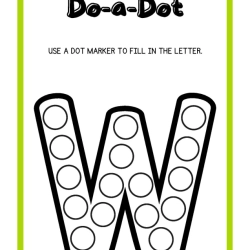 Do A Dot Markers 1st Grade Worksheet