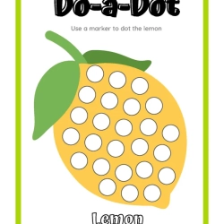 Do A Dot Markers For 1st Grade Worksheet