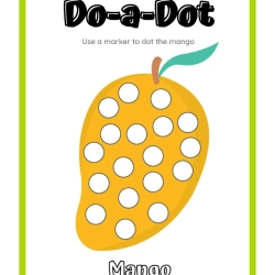 Do A Dot Markers For Kindergarten Worksheet