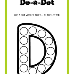 Do A Dot Markers Free Printable Worksheet