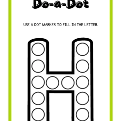 Do A Dot Markers Kids Worksheet