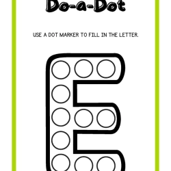 Do A Dot Markers Printable Free Worksheet