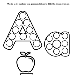 Do A Dot Worksheet Worksheets