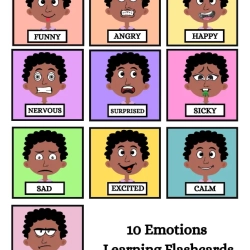 Emotions Activity For Boy For Kindergarten Worksheet