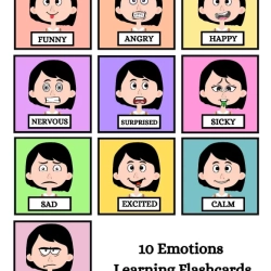 Emotions Activity For Girls Free Download Worksheet