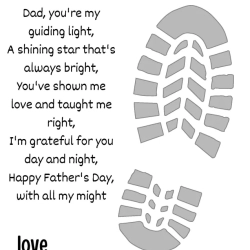 Father Day Poem Worksheet