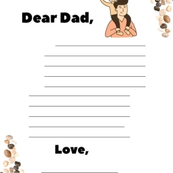 Father Day Worksheet To Prints