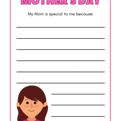 Mother Day Worksheet For 1st Grade