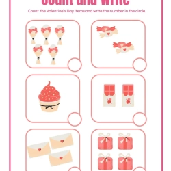 Valentines Day Worksheet For Kindergarten