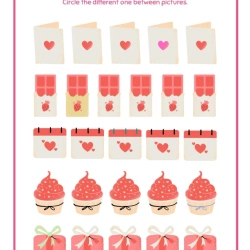 Valentines Day Worksheet For Toddlers