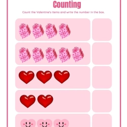 Valentines Day Worksheet Preschool