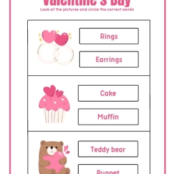 Valentines Day Worksheet To Prints