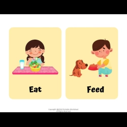 Actions Verbs Flashcards Pdf Free Worksheet