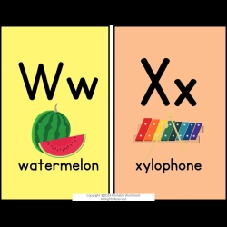 Alphabet Flashcards For 2nd Grade Worksheet