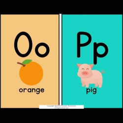 Alphabet Flashcards For Kids Worksheet