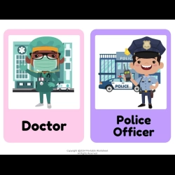 Community Helpers Flashcards Download Worksheet