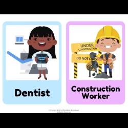 Community Helpers Flashcards For Free Worksheet