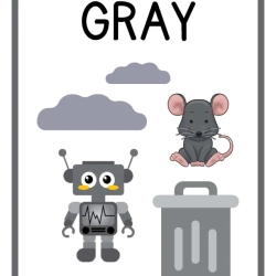 Free Colors Flashcards For 1st Grade Worksheet