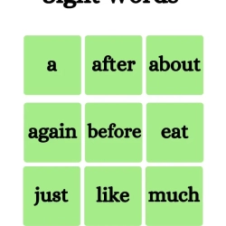Free Sight Word Flashcards For 1st Grade Worksheet