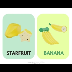 Fruit Flashcards Free Download Worksheet