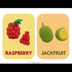 Fruit Flashcards Pdf Free Worksheet
