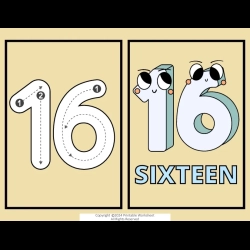 Number Flashcard For 4th Grade Worksheet