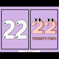Number Flashcard For Toddlers Worksheet