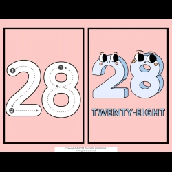 Number Flashcard Free Printable Worksheet