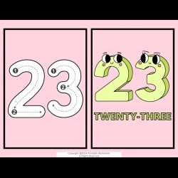Number Flashcard Fun Worksheet