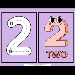 Number Flashcard Printable Worksheet