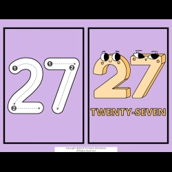 Number Flashcard Worksheet Free