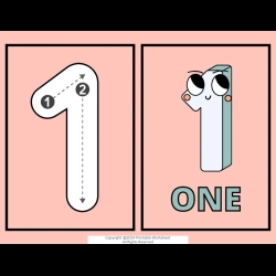 Number Flashcard Worksheet
