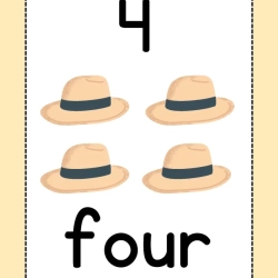 Number Flashcards Worksheet Downloads
