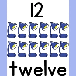 Number Flashcards Worksheet For 2nd Grade