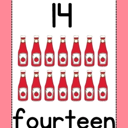 Number Flashcards Worksheet For 3rd Grade