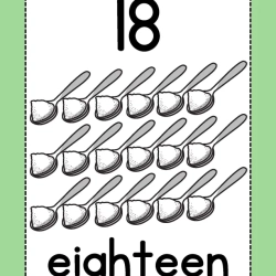Number Flashcards Worksheet For 5th Grade