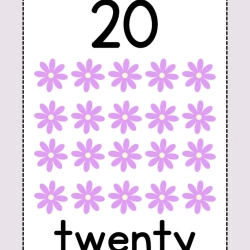 Number Flashcards Worksheet For 6th Grade